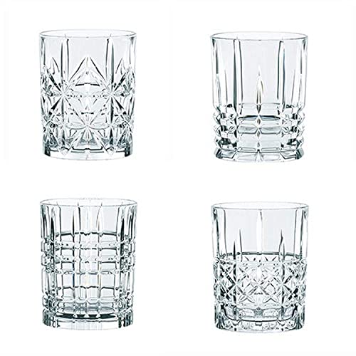 Spiegelau & Nachtmann, 4-teiliges Becher-Set, Kristallglas, 345 ml, Highland, 0095906-0 von Nachtmann