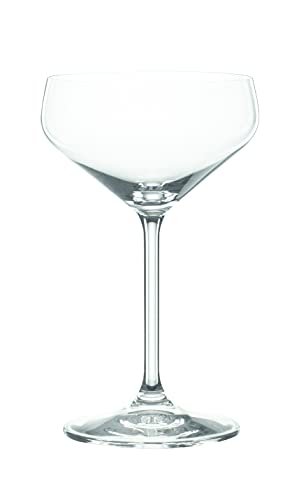 Spiegelau 4-teiliges Cocktailschalen-Set, Champagnerschale/Coupette Glas, Kristallglas, 290 ml, Style, 4670188 von Spiegelau