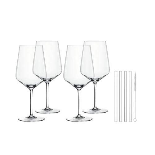 Cocktail/Spritz Set/4 + 4 Glastrinkhalme 7608/8tlg Tastes Good [SET4] [SP] von Nachtmann