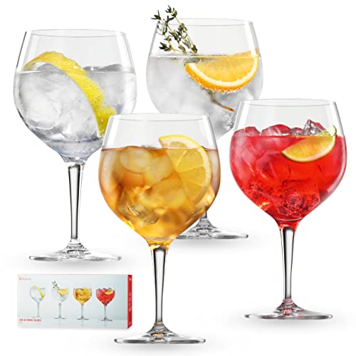 Spiegelau 4-teiliges Gin Tonic-Gläser-Set, Cocktailgläser, Kristallglas, 360 ml, Special Glasses, 4390179 von Spiegelau