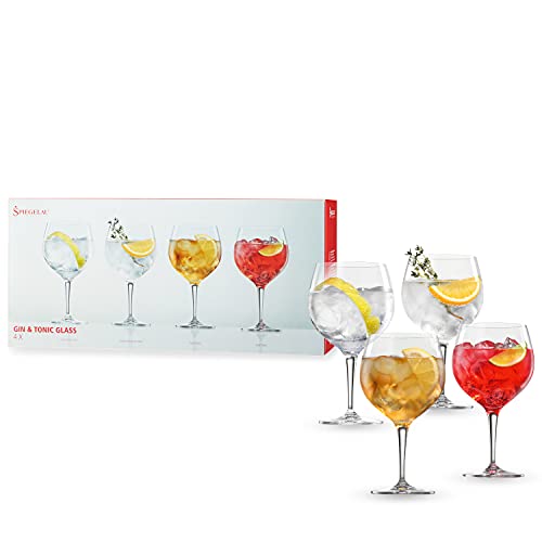 Spiegelau 4-teiliges Gin Tonic-Gläser-Set, Cocktailgläser, Kristallglas, 360 ml, Special Glasses, 4390179 von Spiegelau