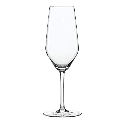Spiegelau 4-teiliges Champagnerflöten-Set, Sektgläser, Kristallglas, 240 ml, Style, 4670187 von Spiegelau