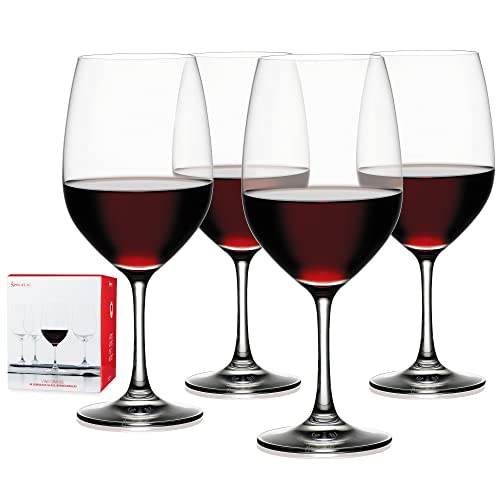 Spiegelau Rotweingläser 620 ml, 4 Stück, Vino Grande, 4510277, Bordeaux Gläser aus Kristallglas, Weingläser Rotwein spülmaschinenfest von Spiegelau