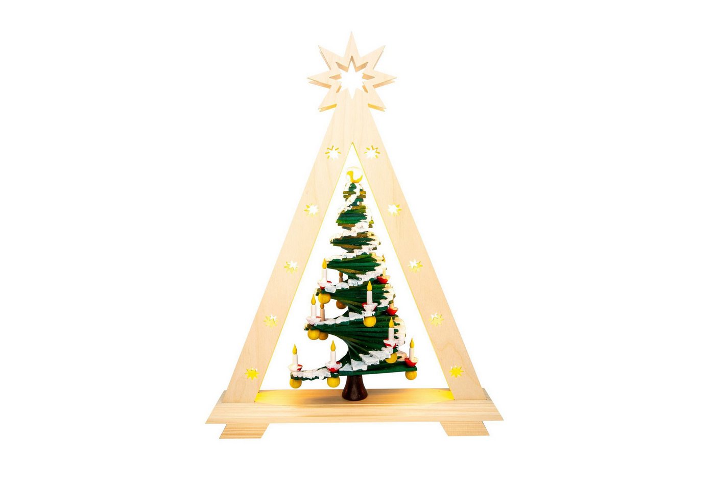 Spielwarenmacher Günther e.K. Lichterbogen Schwibbogen LED Spitze mit Stufenbaum Schneekristall BxHxT Spielwarenmacher Günther e.K. Lichterbogen Schwibbogen LED Spitze mit Stufenbaum Schneekristall BxHxT von Spielwarenmacher Günther e.K.