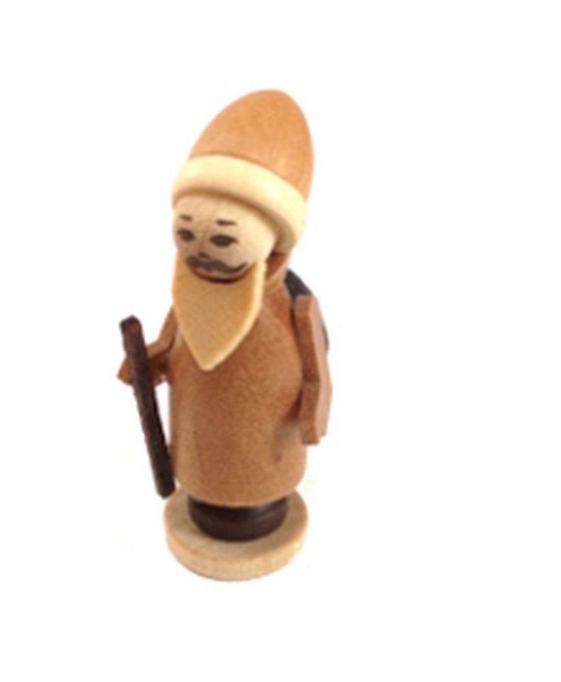 Spielwarenmacher Günther e.K. Weihnachtsfigur Miniaturfigur Weihnachtsmann klein natur Höhe=3,5cm NEU, für Setzkasten, zum basteln geeignet von Spielwarenmacher Günther e.K.