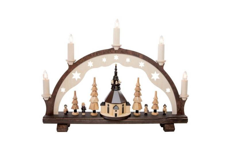 Spielwarenmacher Günther e.K. Weihnachtspyramide Schwibbogen Seiffener Dorf mit Kirche el. Beleuchtet BxHxT 42x31x7cm Spielwarenmacher Günther e.K. Weihnachtspyramide Schwibbogen Seiffener Dorf mit Kirche el. Beleuchtet BxHxT 42x31x7cm von Spielwarenmacher Günther e.K.