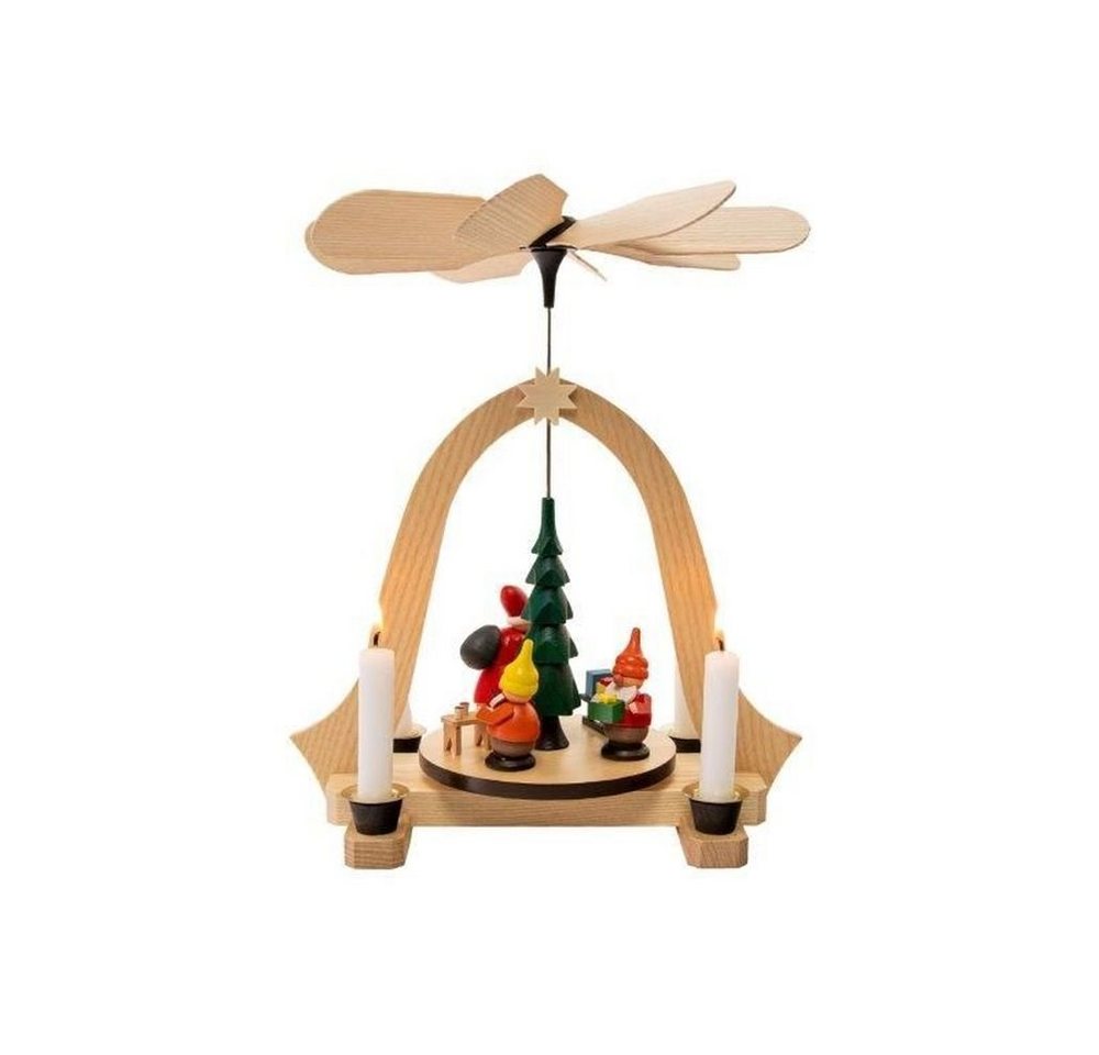 Spielwarenmacher Günther e.K. Weihnachtspyramide Pyramide Zwerge BxHxT 24,5x26x20cm NEU von Spielwarenmacher Günther e.K.