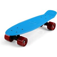 Spielwerk® Retro Skateboard Blau-Rot/auch mt LED verfügbar von Spielwerk