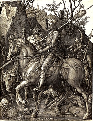 Albrecht Durer - Knight Death and The Devil - Small - Matte Print von Spiffing Prints