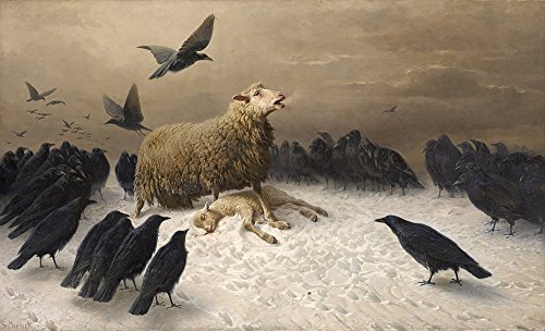 August Friedrich - Albrecht Schenck Anguish - Small - Matte Print von Spiffing Prints