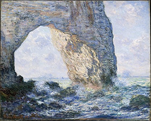 Claude Monet - La Manneporte - Small - Matte Print von Spiffing Prints