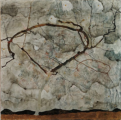 Egon Schiele - Autumn Tree in Stirred Air Winter Tree - Extra Large - Archival Matte Print Egon Schiele - Autumn Tree in Stirred Air Winter Tree - Extra Large - Archival Matte Print von Spiffing Prints