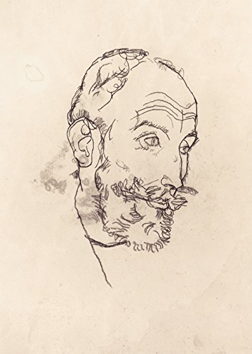 Egon Schiele - Franz Hauer 1914 - Small - Semi Gloss Print von Spiffing Prints