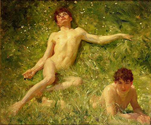 Henry Scott Tuke - The Sunbathers - Medium - Semi Gloss Print von Spiffing Prints
