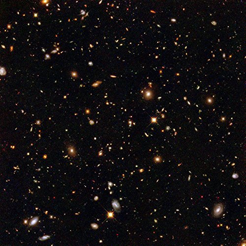 Hubble Telescope - Ultra Deep Field NICMOS - Extra Large - Semi Gloss Print von Spiffing Prints