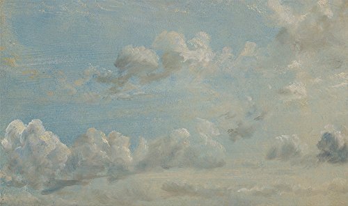 John Constable - Cloud Study Blue Sky - Small - Semi Gloss Print von Spiffing Prints