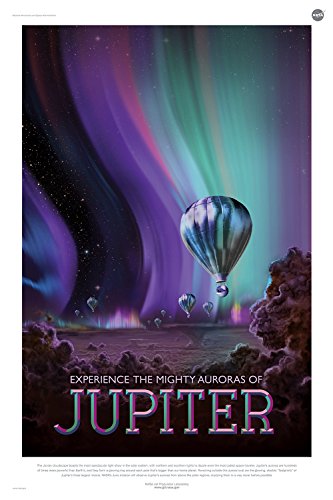 Jupiter NASA Space Tourism - Large - Semi Gloss Print von Spiffing Prints