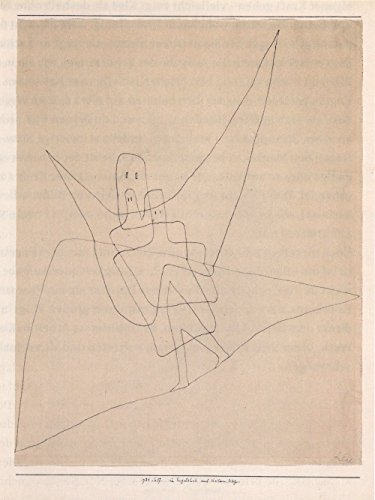 Paul Klee - Engelshut auf steilem Weg - Medium - Semi Gloss Print Paul Klee - Engelshut auf steilem Weg - Medium - Semi Gloss Print von Spiffing Prints