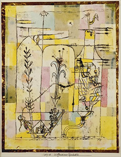 Paul Klee – Tale a la Hoffmann – Extra groß – matt – ungerahmt – Vintage-Wandkunst, Poster, Bild, Giclée-Kunstwerk, modern, zeitgenössisch & Fine Art Print von Spiffing Prints