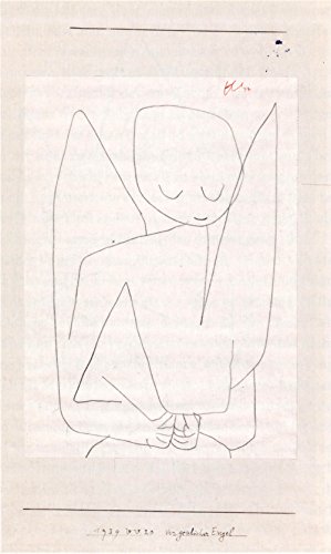 Paul Klee - Vergesslicher Engel - Medium - Semi Gloss Print von Spiffing Prints