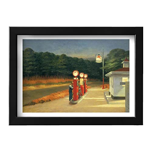 Spiffing Prints Edward Hopper - Gas - Extra Large - Archival Matte - Unframed von Spiffing Prints