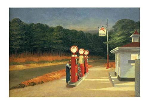 Spiffing Prints Edward Hopper - Gas - Extra Large - Matte - Unframed Spiffing Prints Edward Hopper - Gas - Extra Large - Matte - Unframed von Spiffing Prints
