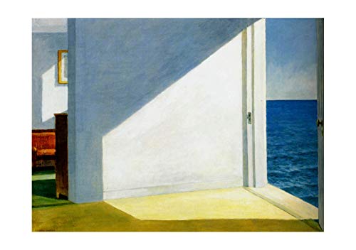 Spiffing Prints Edward Hopper Rooms by The Sea - Medium - Semi Gloss - Unframed von Spiffing Prints