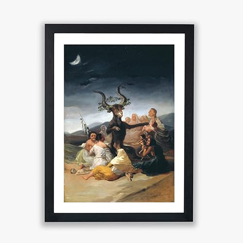 Spiffing Prints Francisco De Goya Y Lucientes - Witches Sabbath - Wall Poster - Home Décor Art - Giclee Print - Framed Print - Medium Spiffing Prints Francisco De Goya Y Lucientes - Witches Sabbath - Wall Poster - Home Décor Art - Giclee Print - Framed Print - Medium von Spiffing Prints