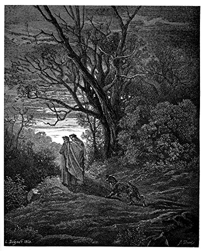Spiffing Prints Gustave Doré - Dante's Inferno - Dante Meets Viril - Medium - Matte - Unframed von Spiffing Prints