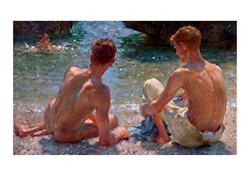 Spiffing Prints Henry Scott Tuke - The Critics - Extra Large - Archival Matte - Unframed Spiffing Prints Henry Scott Tuke - The Critics - Extra Large - Archival Matte - Unframed von Spiffing Prints