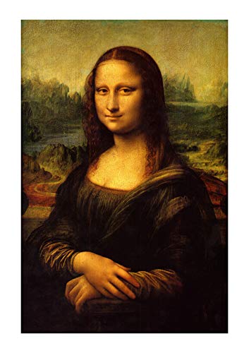 Spiffing Prints Leonardo Da Vinci Mona Lisa Giclée, klein, halbglänzend, ungerahmt von Spiffing Prints
