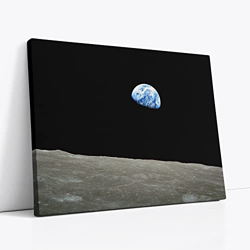 Spiffing Prints NASA Apollo 8. Dezember 24 Earthrise Leinwandbild, 50,8 x 76,2 cm von Spiffing Prints