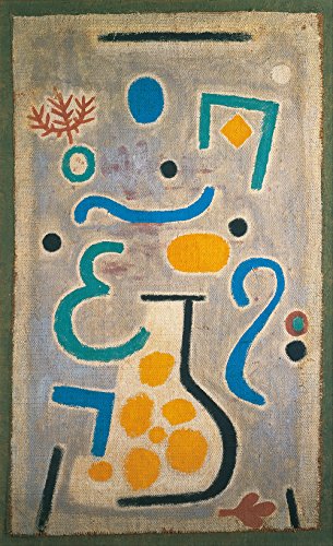 Spiffing Prints Paul Klee - The Vase - Medium - Archival Matte - Brown Frame von Spiffing Prints