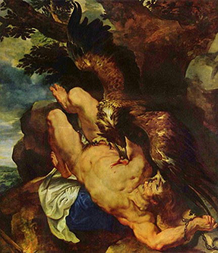 Spiffing Prints Peter Paul Rubens - Prometheus - Medium - Matte Print von Spiffing Prints