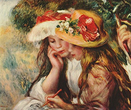 Spiffing Prints Pierre Auguste Renoir - Two Girls - Large - Matte Print von Spiffing Prints