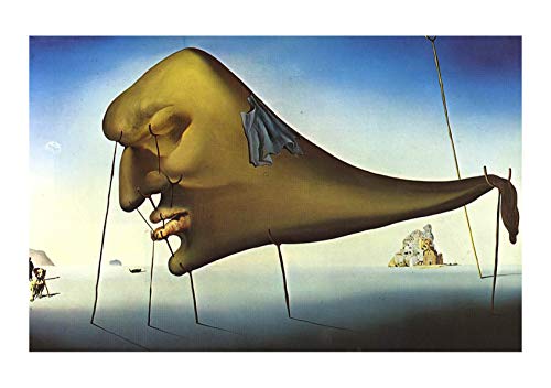 Spiffing Prints Salvador Dali Sleep - Extra Large - Semi Gloss - Unframed von Spiffing Prints