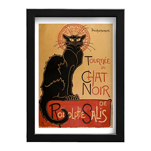 Spiffing Prints Tournee du Chat Noir Steinlen - Large - Archival Matte - Framed von Spiffing Prints