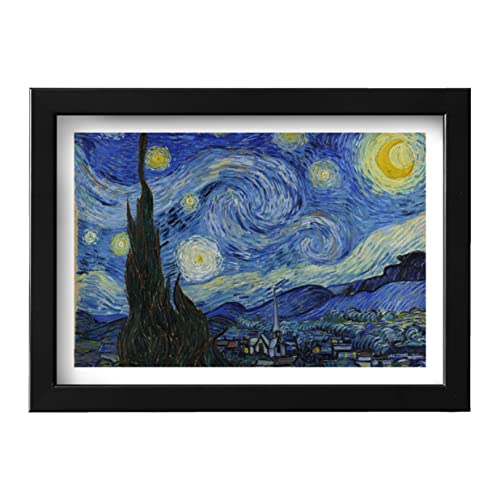 Spiffing Prints Vincent Van Gogh – Sternennacht, 1889 – klein – archivarisch matt – ungerahmter Kunstdruck von Spiffing Prints