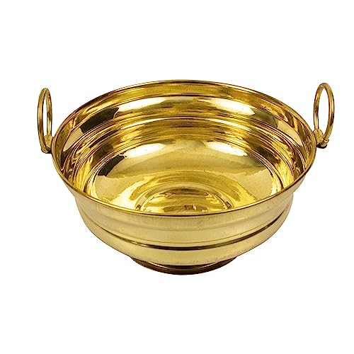 Spillbox Messing Urli Dekorative Schüssel Gefäß, Home Decor Festliches Geschenk Artikel - Kleine Urli (mit Haken 13 cm) von Spillbox