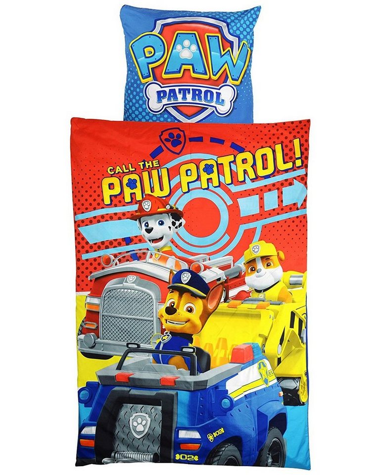 Spin Master Kinderbettwäsche Paw Patrol Bettwäsche Set (135x200cm, 80x80cm) von Spin Master