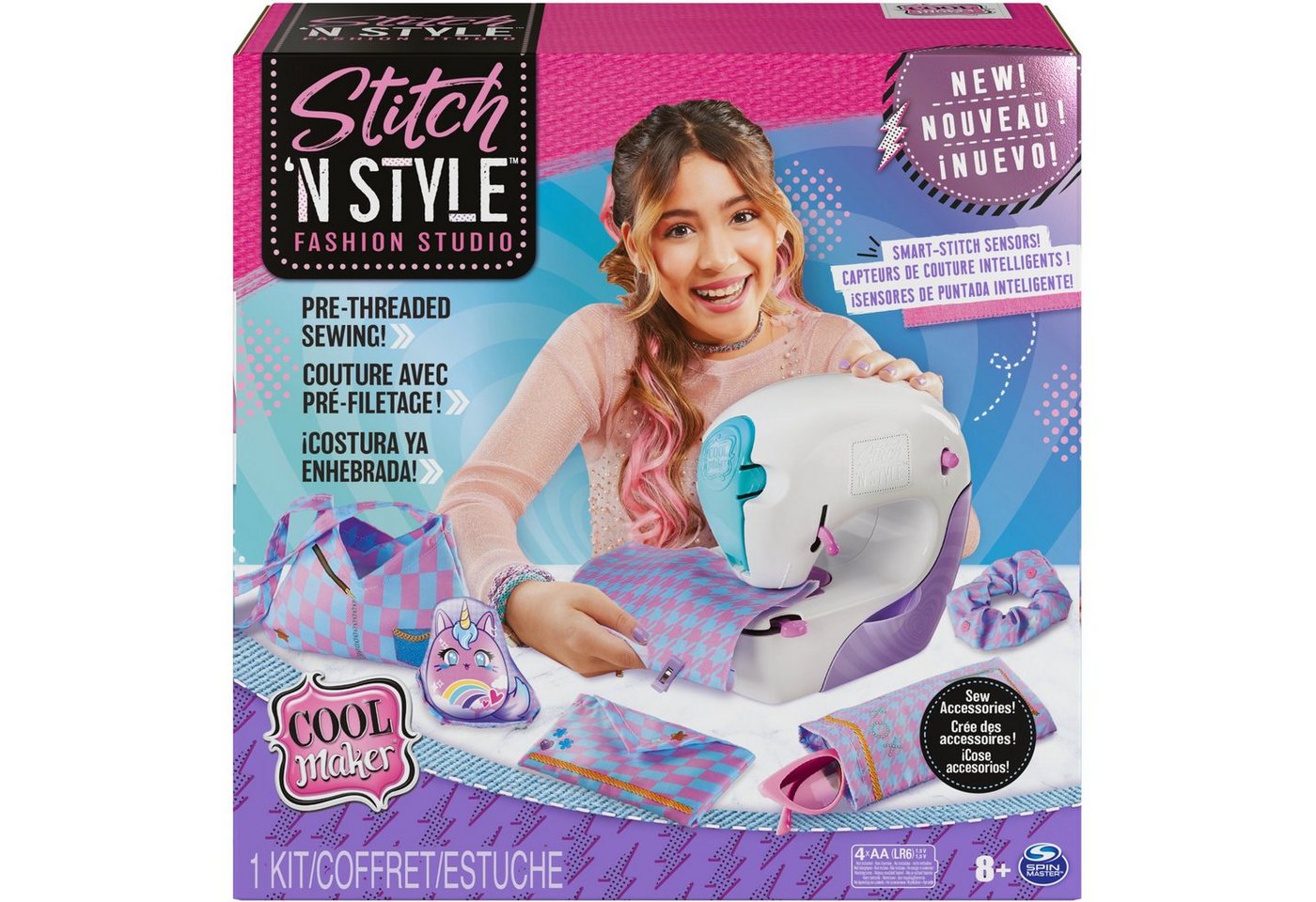 Spin Master Bastelnaturmaterial Stitch n Style Nähmaschine von Spin Master