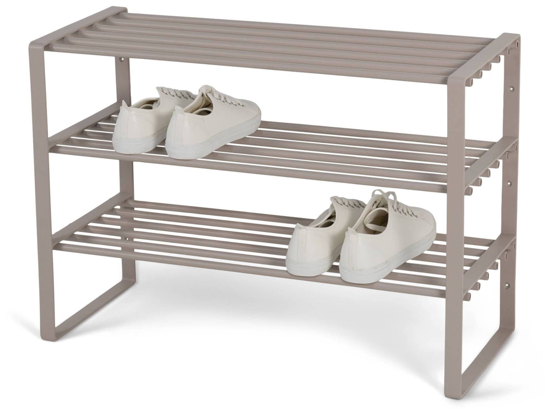 Flurregal Schuhregal REX SR 2 in Silky Taupe mit 3 Ablagen von Spinder Flurregal Schuhregal REX SR 2 in Silky Taupe mit 3 Ablagen von Spinder von Spinder Design
