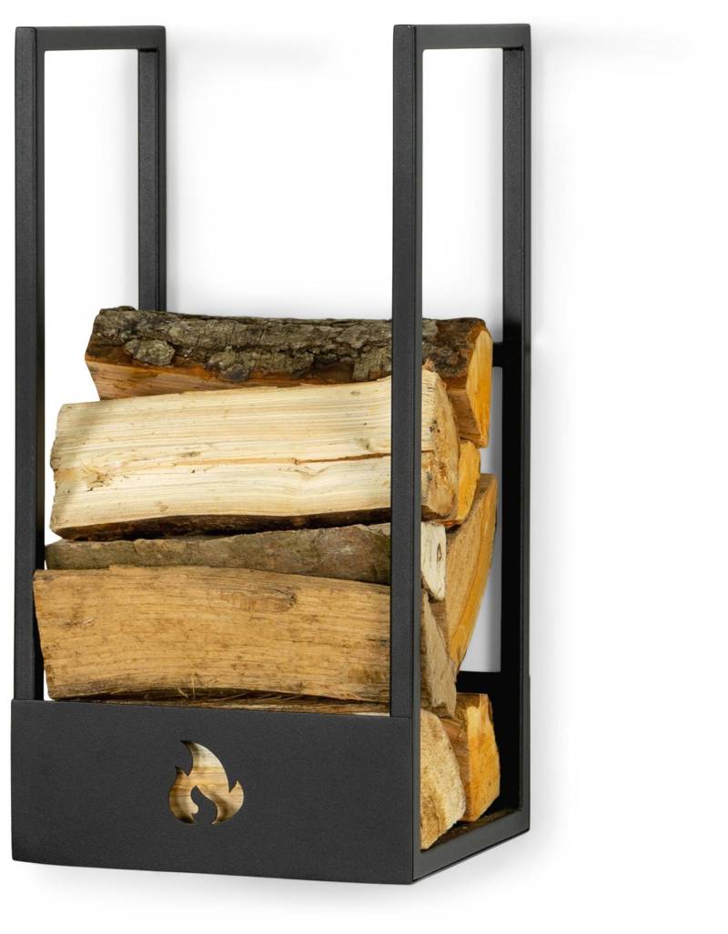 Kaminholzablage LUMBER LOCKER Ablage für Brennholz in 3 Größen von Spinder Design