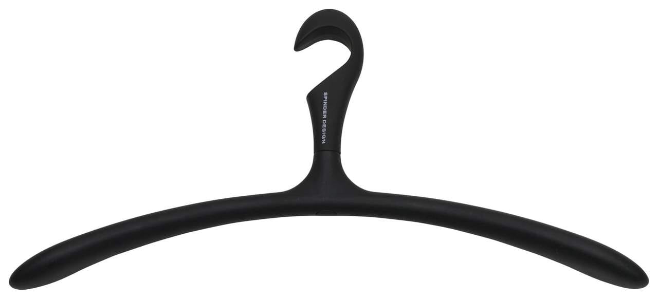 Kleiderbügel ARX Schwarz 5er Set, rutschhemmende Beschichtung von Spinder von Spinder Design