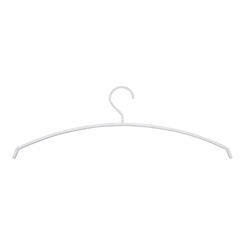 SILBER (Satz von 5 Stück) Kleiderbügel - Weiß von Spinder Design