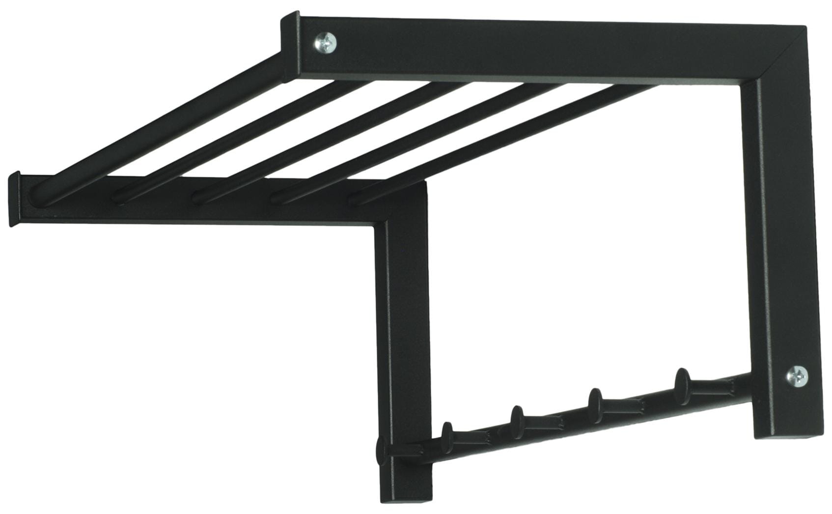 Spinder BERGUM Garderobe Stahl Schwarz Modern 5 Haken Regal von Spinder Design