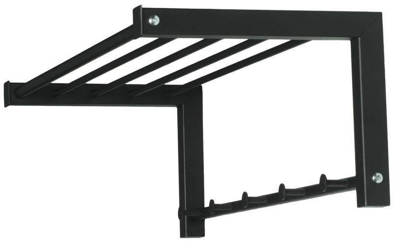 Spinder BERGUM Garderobe Stahl Schwarz Modern 5 Haken Regal von Spinder Design