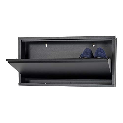 Spinder Design Billy 1 Schuhschrank - 37x75x12.5 cm - Schwarz von Spinder Design