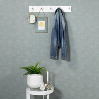 Spinder Design Garderobenhaken "LEATHERMAN 5" Kompakter Garderobenständer aus Stahl mit 5 Haken von Spinder Design