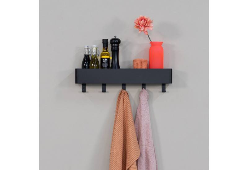 Spinder Design Garderobenhaken Multi 5 (1 St), 2-in-1 Wandregal + Garderobe von Spinder Design